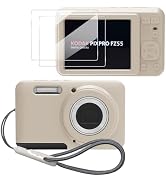 Tedubax Case for Kodak PIXPRO FZ55,FZ55 accessories,Soft Silicone Protective Case,Comes with 2 Sc...