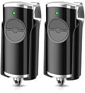 2 Pack Garage Door Opener Remote for LiftMaster Chamberlain Craftsman Garage Door Openers, Compat...