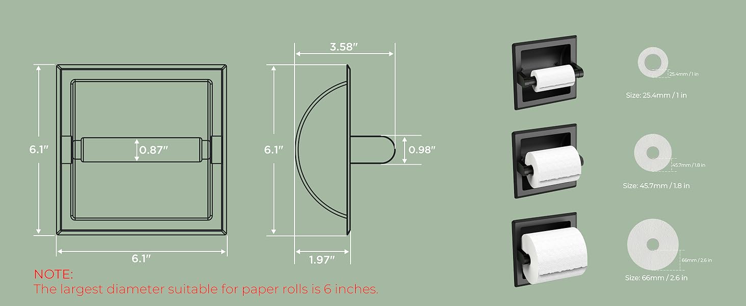 forious toilet paper holder