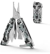 VIRENKNIFE Mini EDC Multitool,13-in-1 Stainless Steel Multi Tool Pliers with Pocket Knife,Bottle ...