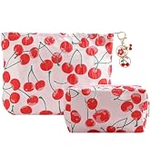 LYDZTION Makeup Bag Cosmetic Bag for Women,1Pcs Large Capacity Makeup Bags and 1Pcs Pencil Case M...