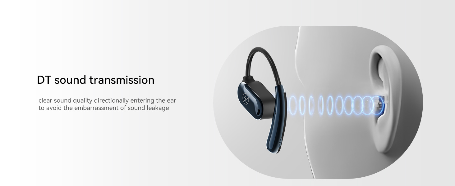 open ear headphones with Dual Mic