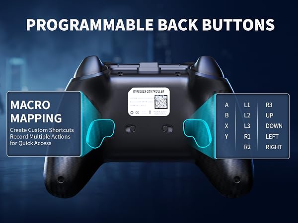 pc controller, steam controller, controller for pc, gaming controller,pc controller for gaming,black