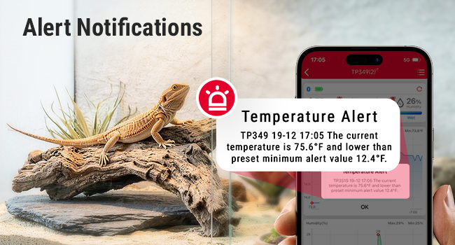 snake reptile tank thermometer