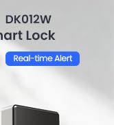 Veise DK012W Wi-Fi Fingerprint Smart Deadbolt Lock, Satin Nickel | Built-in Wi-Fi, APP Remote Con...