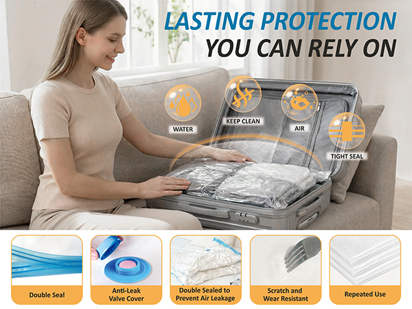 vacuum sealed bags for clothing