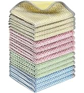 Wire Cleaning rags 15Pcs,Multipurpose Wet and Dry No Scratch steel wool scrubber dishwashing Rag ...