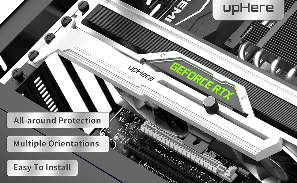 white gpu brace