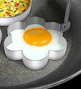 5Pcs Stainless Steel Ring Molds for Cooking Egg - Pancake Shapes Cooking Rings Egg Rings for