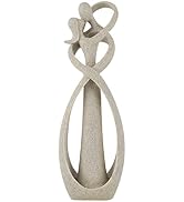 Trycooling Kissing Lovers Statue Abstract Sculpture Resin Statues for Home Decor Modern Home Offi...