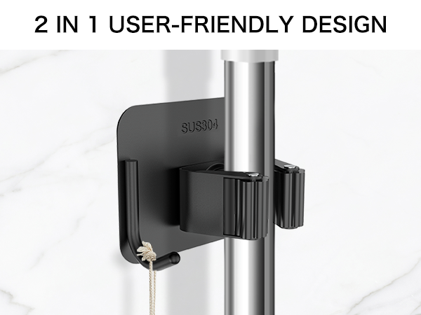 Broom Holder Wall Mount