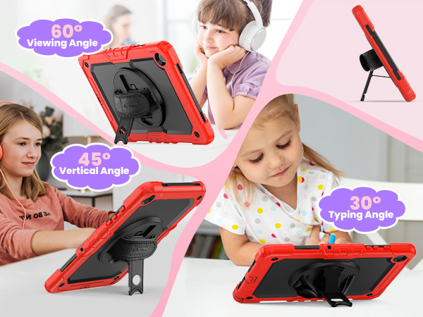 SEYMAC stock case for Samsung Galaxy Tab with 360° rotating Stand