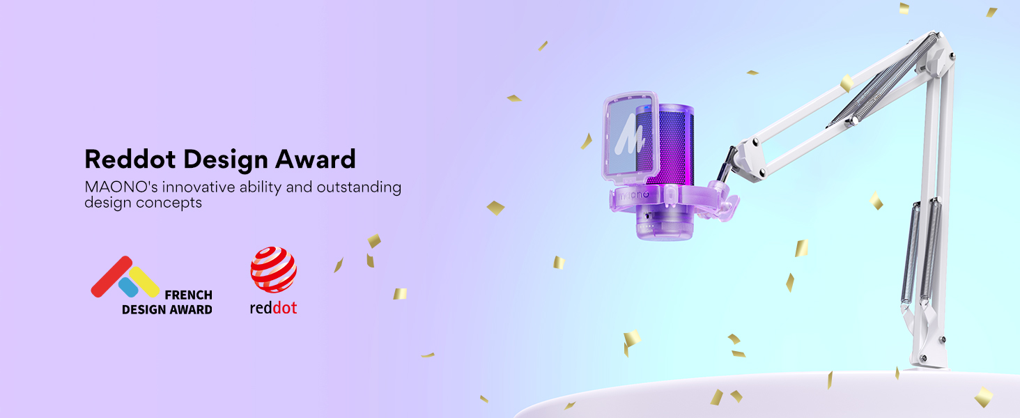 usb gaming microphone purple