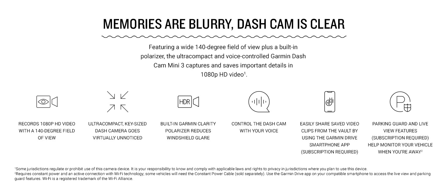 Garmin Dash Cam Series