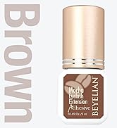 BEYELIAN Brown Eyelash Extension Glue 0.17fl.oz/5ml / 0.5 Sec Drying Time/Retention – 7-8 Weeks/B...