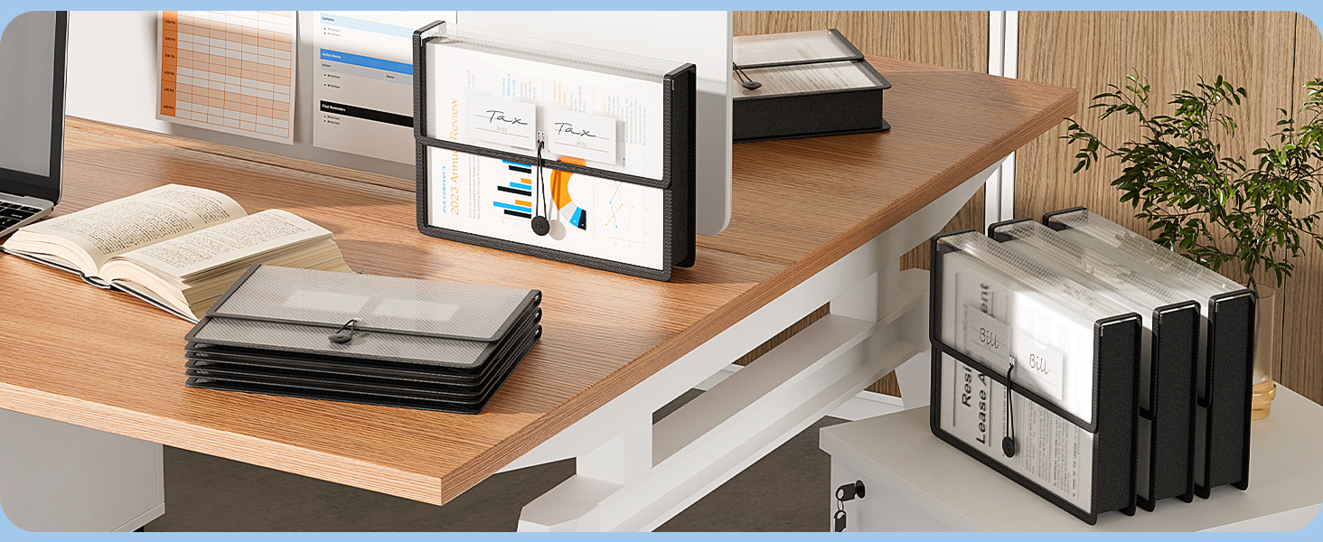 ThinkTex Plastic Expanding File Folder
