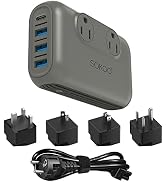 SOKOO 230-Watt 100-220V to 110V Voltage Converter, International Power Converter /Travel Adapter-...