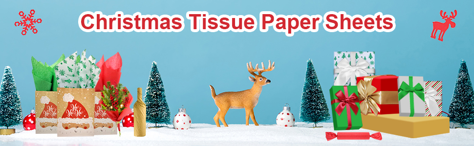 Tissue Paper Wrapping Tissue Paper Bulk Christmas Green Tissue Paper for Gift Packaging