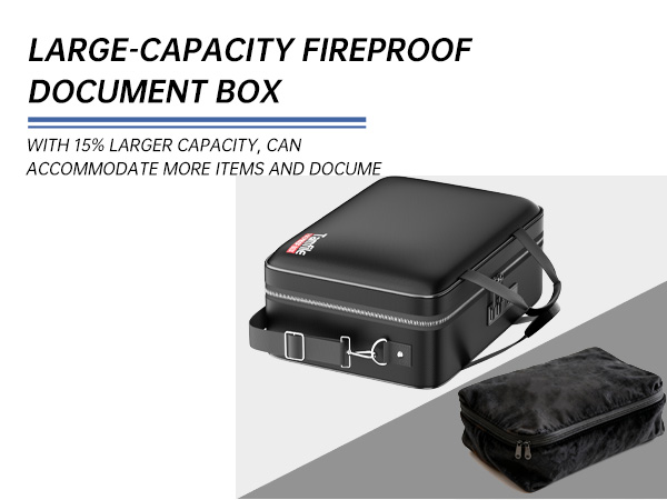 Large capacity Fireproof Document Box