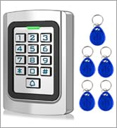 Universal Wired Access Control Keypad, 12V DC Metal Door Keypad, PIN Code & ID Card Key pad, IP68...