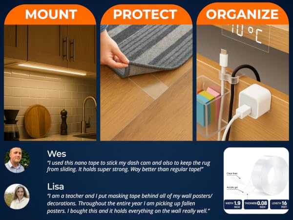 Hear what customers are saying about our nano tape