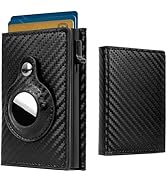 FADACHY Mens Wallet with Holder,Minimalist Card Holder,Carbon Fiber RFID Technology Credit Card H...
