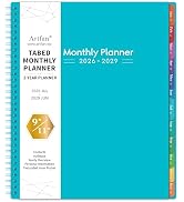 Artfan Monthly Planner/Calendar 2026-2029 - Jul.2026 - Jun.2029, 9" x 11", 3 Year Monthly Planner...