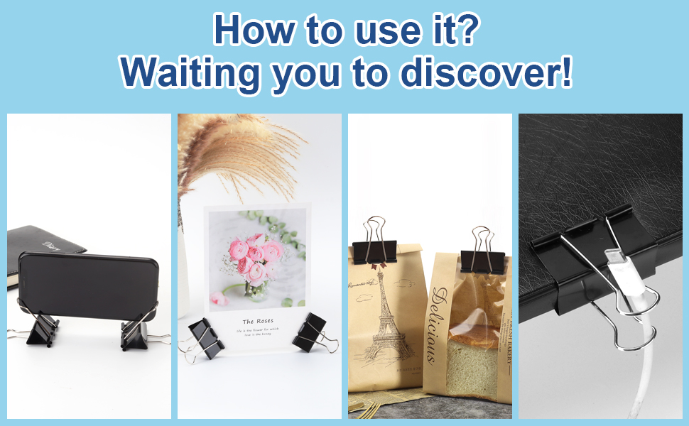 Multifunctional Binder Clips