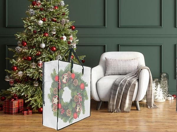 Christmas Wreath bag