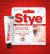 Stye Sterile Lubricant Eye Ointment, Ophthalmologist Tested, 0.125 Ounces (Pack of 1)