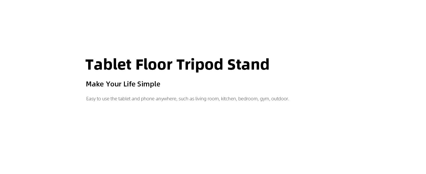 floor tablet holder