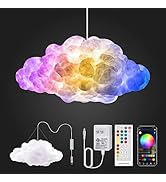 ViLSOM LED Cloud Light,RGB Cloud Lights with IC Remote Control and APP Control Cool Lights Sync M...
