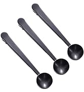 Coffee Scoop Clip Stainless Steel Tablespoon Coffee Spoon With long handle Multifunction Sealing ...