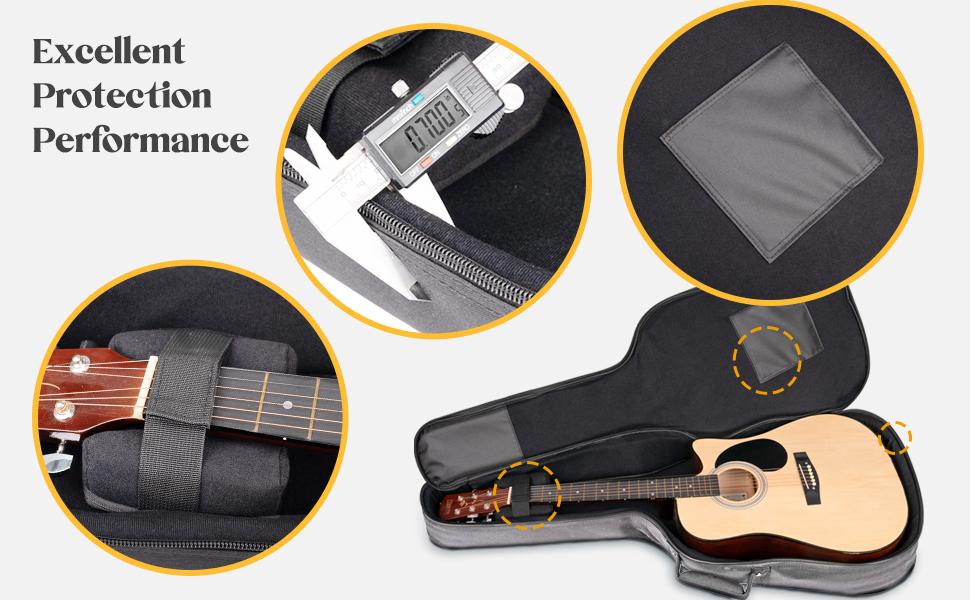 guitar bag detail