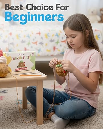 beginners crochet kit adult teen