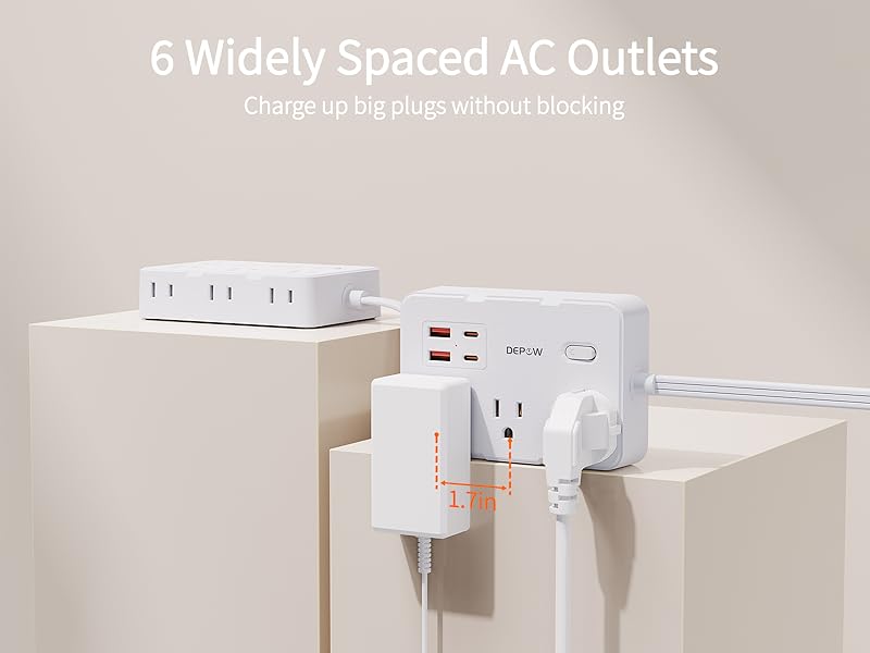 Wide Spaced Outlets
