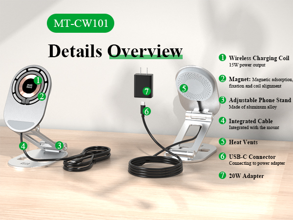 wireless charger station