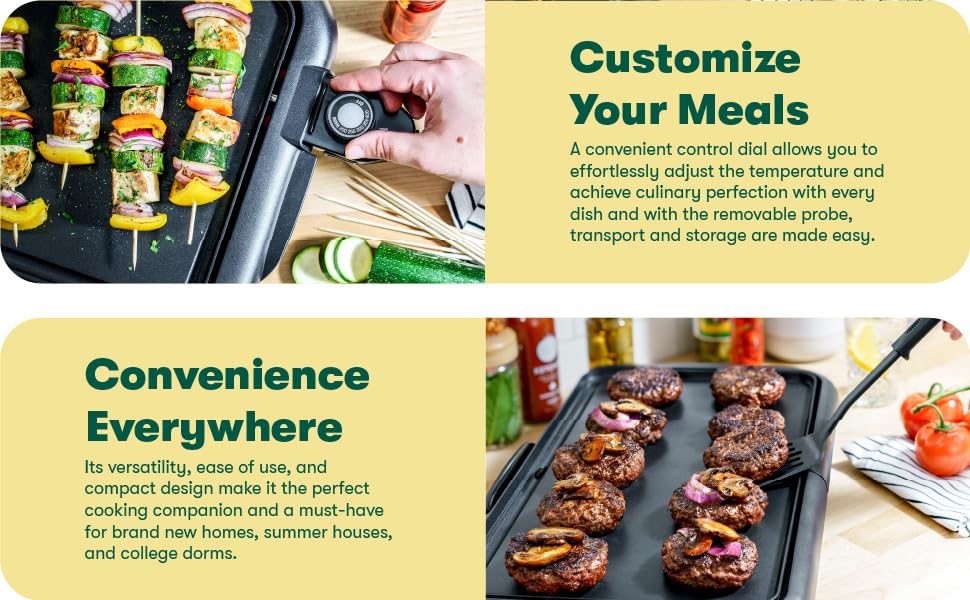 Benefit 2 Control Dial Adjustable Temperature Removable Probe Easy Transport