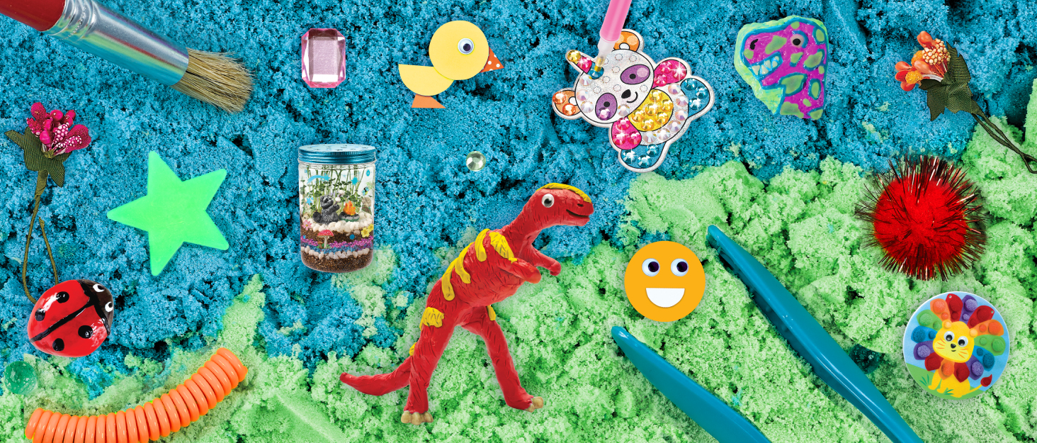 Creativity for Kids, Craft Kits, Grow n Glow Terrarium, Rock Painting, Kids Crafting