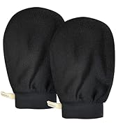 MainBasics Korean Exfoliating Mitts - Deep Body Scrubber Exfoliator Gloves for Dead Skin, Spray T...