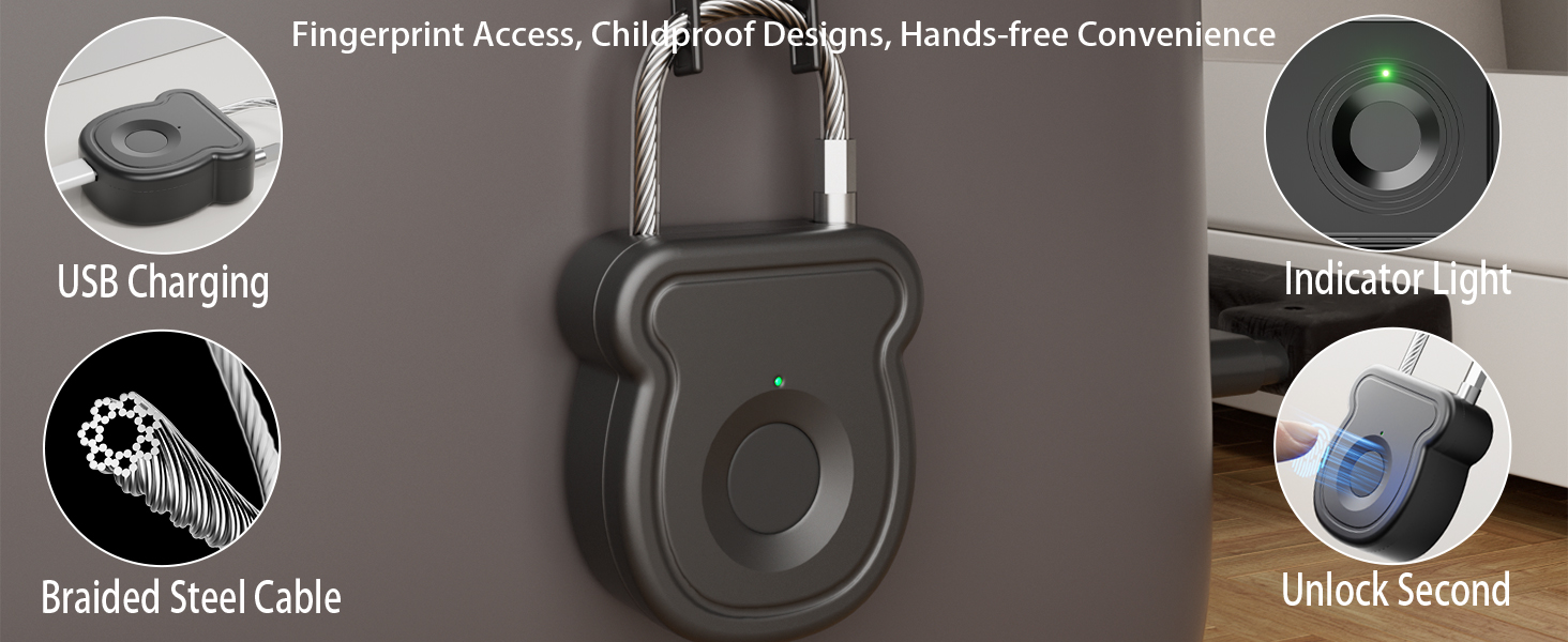 Zipper Handbag Lock