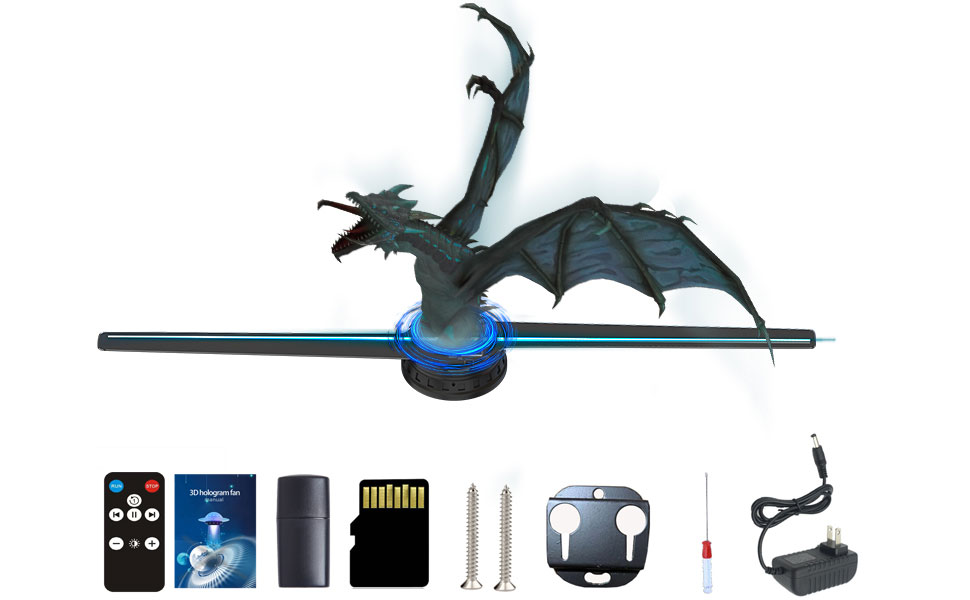 3d hologram fan