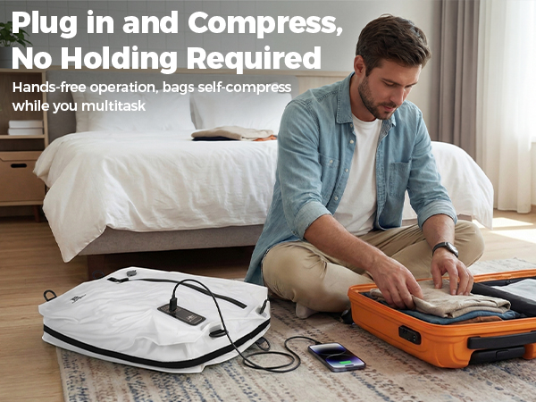 vacuum packing bags for travel with pump