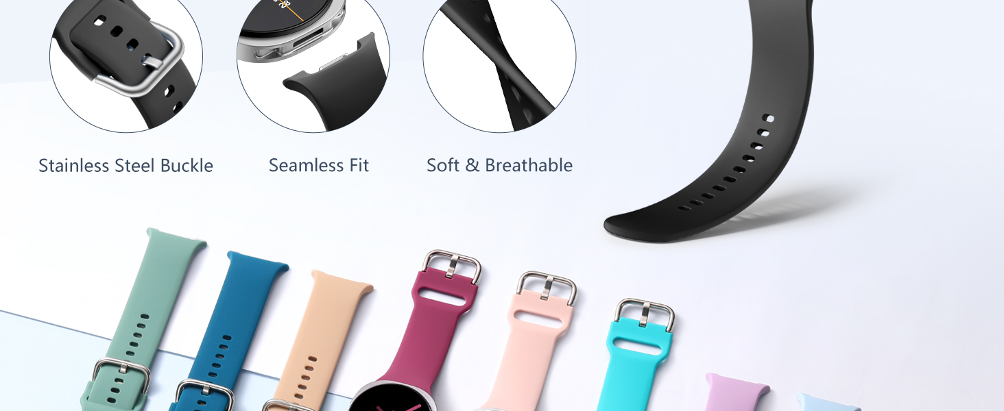 DaQin 10 Pack Bands for Galaxy 8 Watch Bands