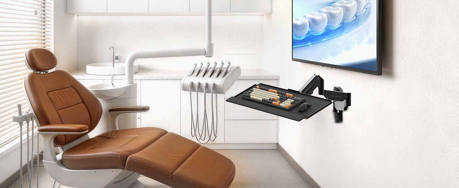 extra long keyboard wall mount