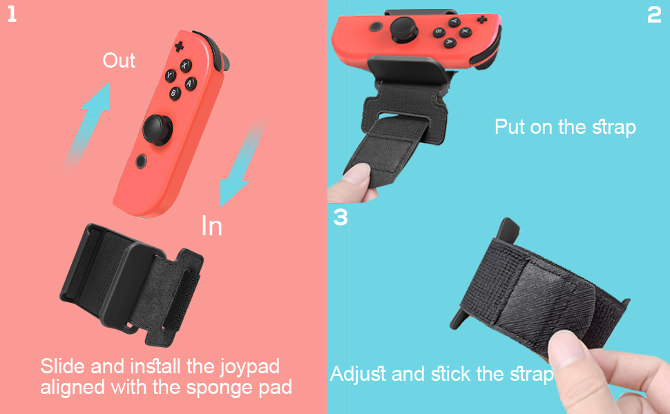 nintendo switch wrist bands
