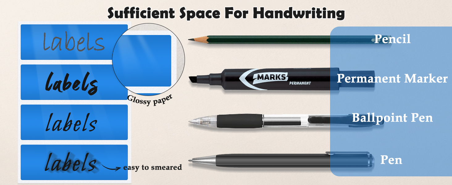 Sufficient Space For Handwriting