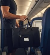 Travel Duffel Bag, Large Weekender Bag for Women Men, Expandable Personal Item Bag for Airlines