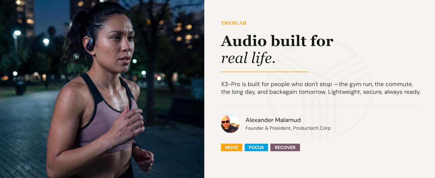 Audio built for real life.