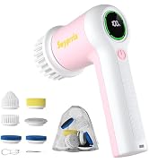 Swyprrix Electric Spin Scrubber for Bathroom and Shower Cleaning SD-CTB02 | 2 Speeds Cordless Pow...